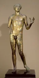 Apollo, aus Lillebonne (vergoldete Bronze)